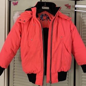 Moose knuckles child bomber jacket - size small